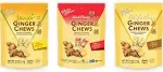 Prince of Peace Ginger Chews 100% Natural w/ Lemon Gluten Free 4 Oz 3 Pack