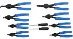 OTC 4512 Stinger Internal and External Snap-Ring Pliers - 8 Piece Set