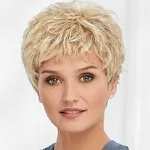 Casey WhisperLite Wig Short Ultra-Chic Pixie Wig with Neat Straight Layers / Multi-tonal Shades of Blonde Silver Brown and Red 2024 - $20.99