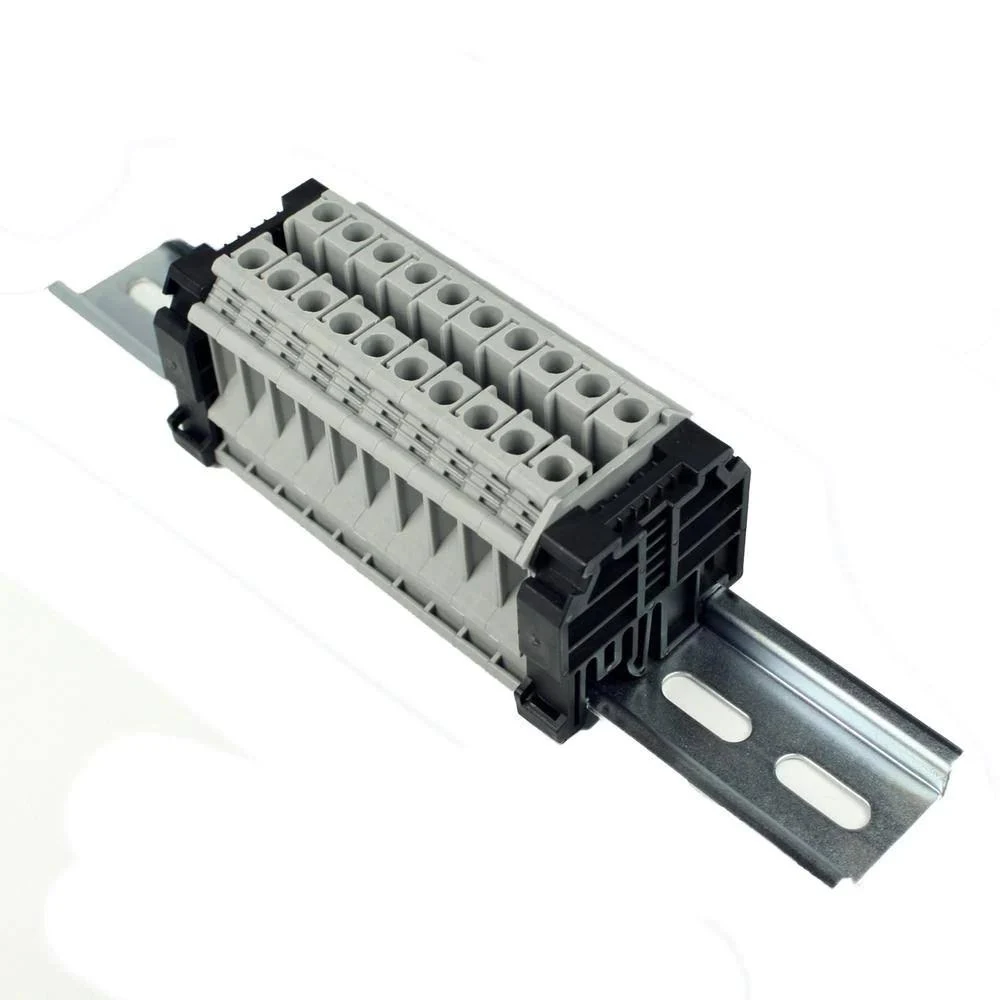 ASI RAAK6NJ21-10 10 Gang Solar Combiner and Power Distribution Terminal Block ...