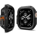 SPIGEN Lock Fit Case Designed for Apple Watch Ultra 2/1 49mm Secure Button Lock Rugged Cover - Black