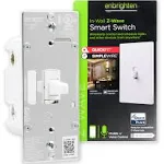 Enbrighten Z-Wave Plus In-Wall Smart Toggle Switch 700 Series White