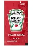 Concession Essentials Ketchup- Heinz Single Serve Packages .32 Ounces (Pack of 200)