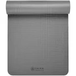 Gaiam Essentials Fitness Mat & Sling (10mm) Grey