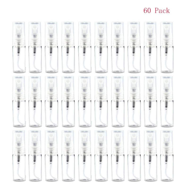 Mini Spray Bottle 2ml, Refillable Glass Spray Bottle, Glass Bottle Atomizer, Perfume Mouthwash Atomizer for Cleaning 2ml Refillable Con