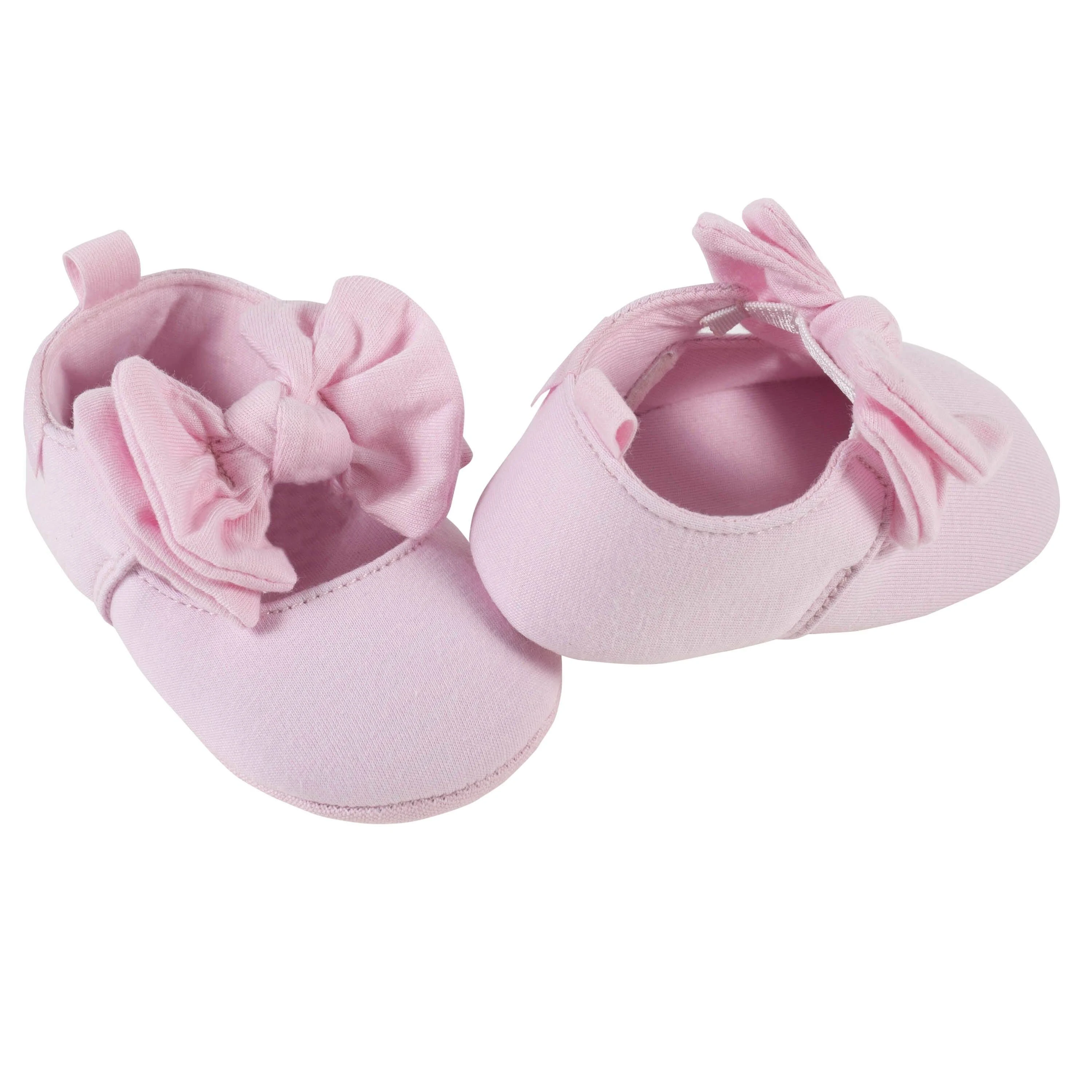 Gerber Baby Girls Pink Slipper Shoes - 0-3mo