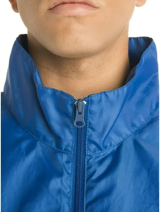 Windbreaker Rain Jacket Hooded - SIZING RUNS SMALL - Full Zip - Adjustable Draw Cord - Packable In Its Own Pocket Thin Lightweight Waterproof