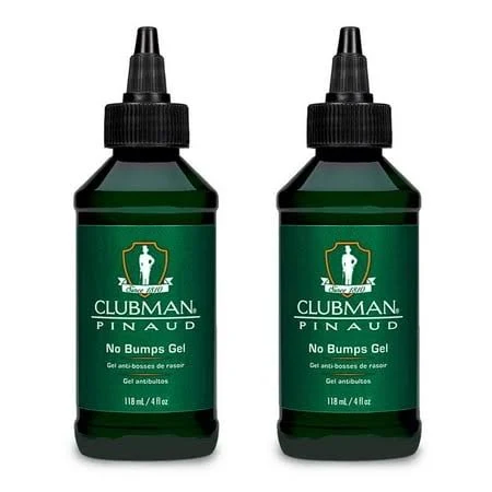 Clubman Pinaud Shave Gel No Bumps Gel After Shave for Men (2 Pack)