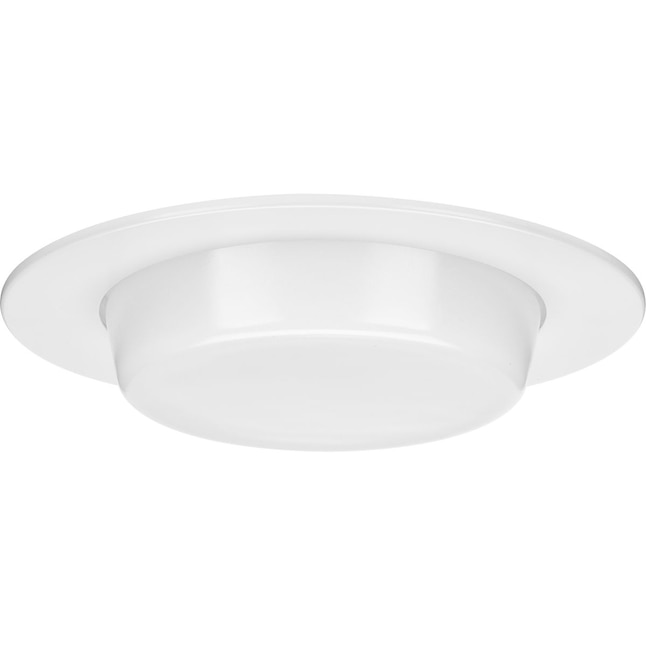 Progress Lighting 6" Recessed Trim 6-in Satin White Shower Recessed Light Trim Lowes.com