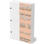 Half Letter Lined Paper