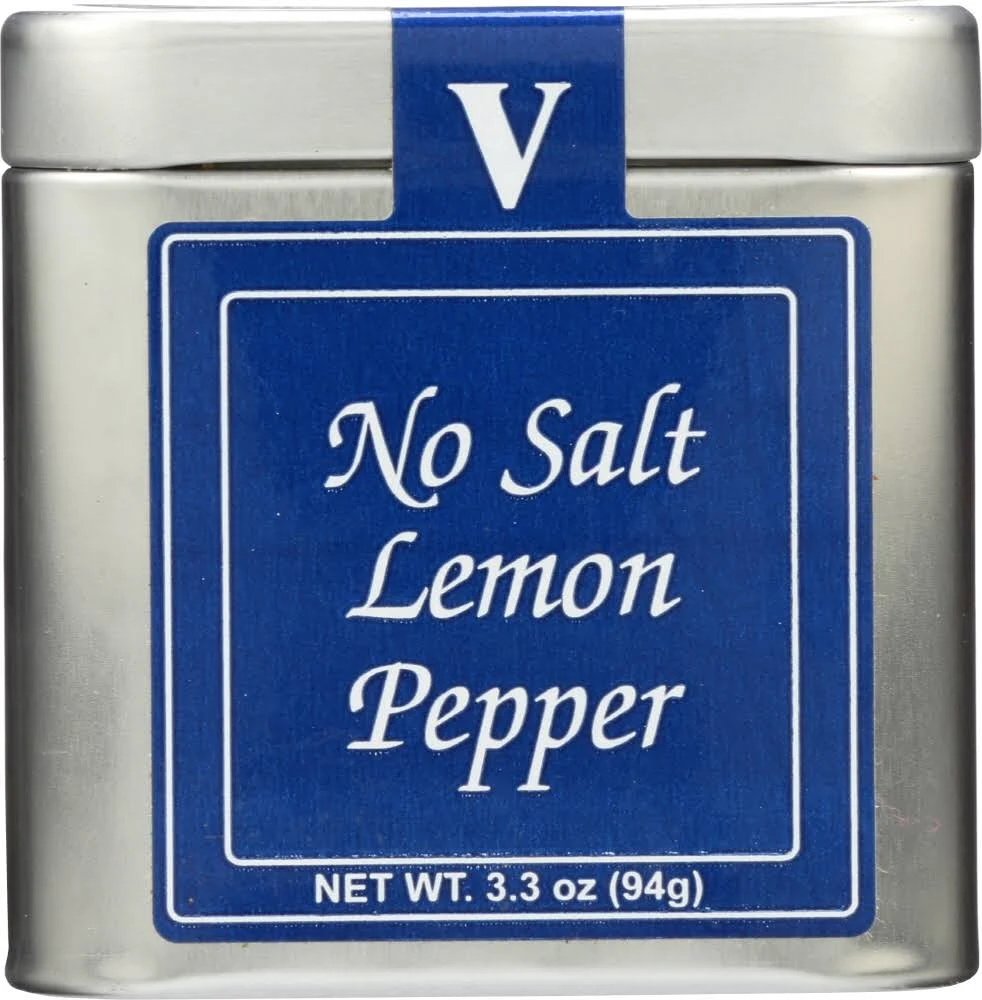 Victoria Taylors Seasonings, No Salt Lemon Pepper - 3.3 oz