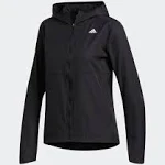 adidas Women&#039;s Own The Run Hooded Jacket, Black-XS