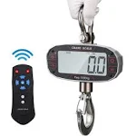 Bonvoisin Rechargeable Crane Scale 2000lb Hanging Scale digital weight with Peak Hold and Remote Control LCD Display Industrial Heavy Duty Hang Scale for Farms CE Certified (2200lb, Rechargeable)