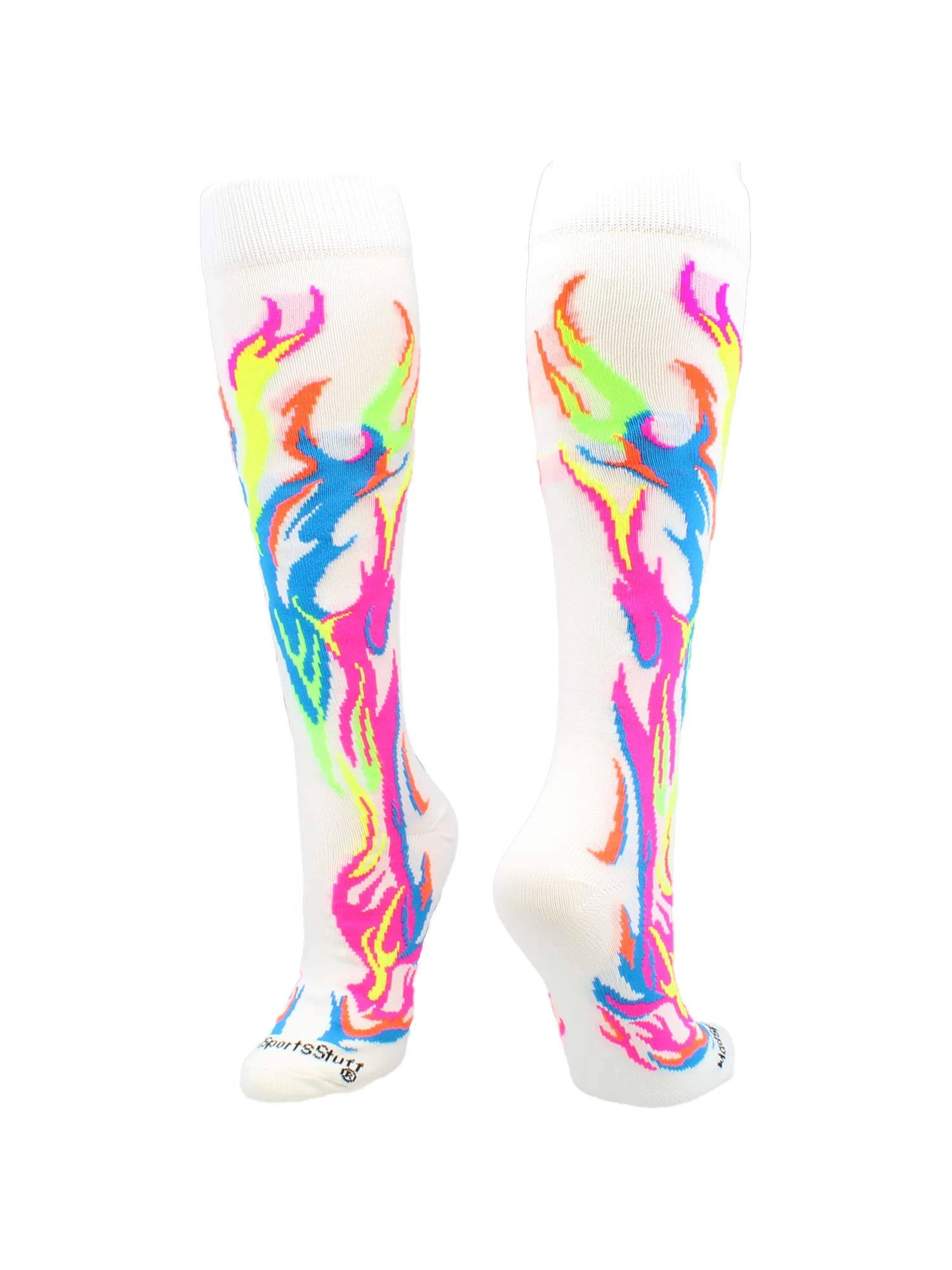 Flame Fire Softball Socks for Girls, Boys, Women, and Men - Youth & Adult Sizes