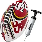 Franklin Sports NFL Team Footballs - Youth Mini Footballs for All NFL Teams - Kids Junior 8.5" Football + Air Pump Sets - Official NFL Licensed Footballs