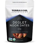 Terrasoul Superfoods Organic Deglet Dates 2 lbs - Pitted Fresh Natural Sweetener