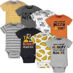 Onesies Brand baby-boys 8-pack Short Sleeve Mix & Match Bodysuits