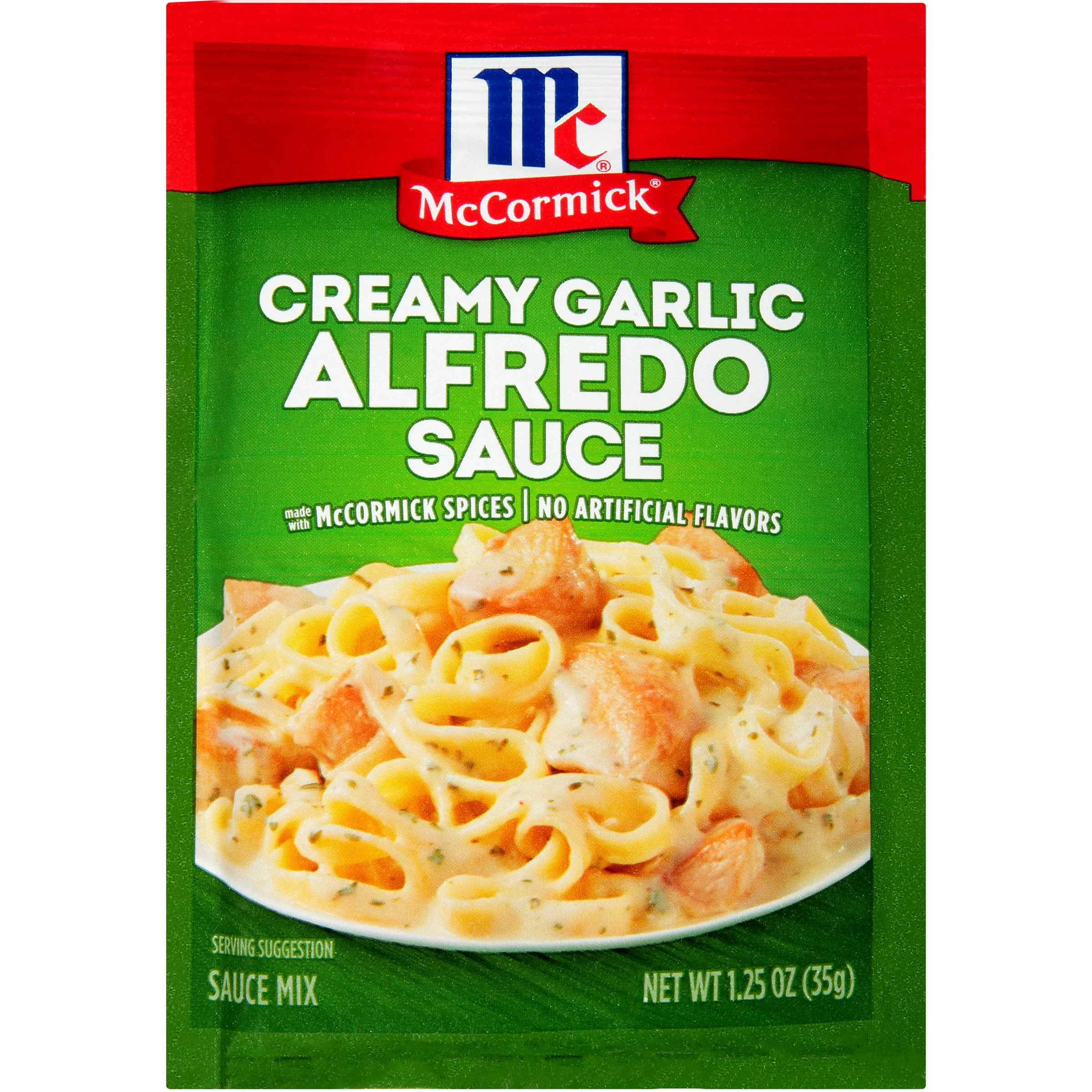 Mccormick Sauce Mix, Creamy Garlic Alfredo - 1.25 oz