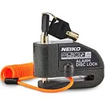 NEIKO 52908A Motorcycle Locks Anti Theft with Alarm, Motorcycle Disc Lock wit...