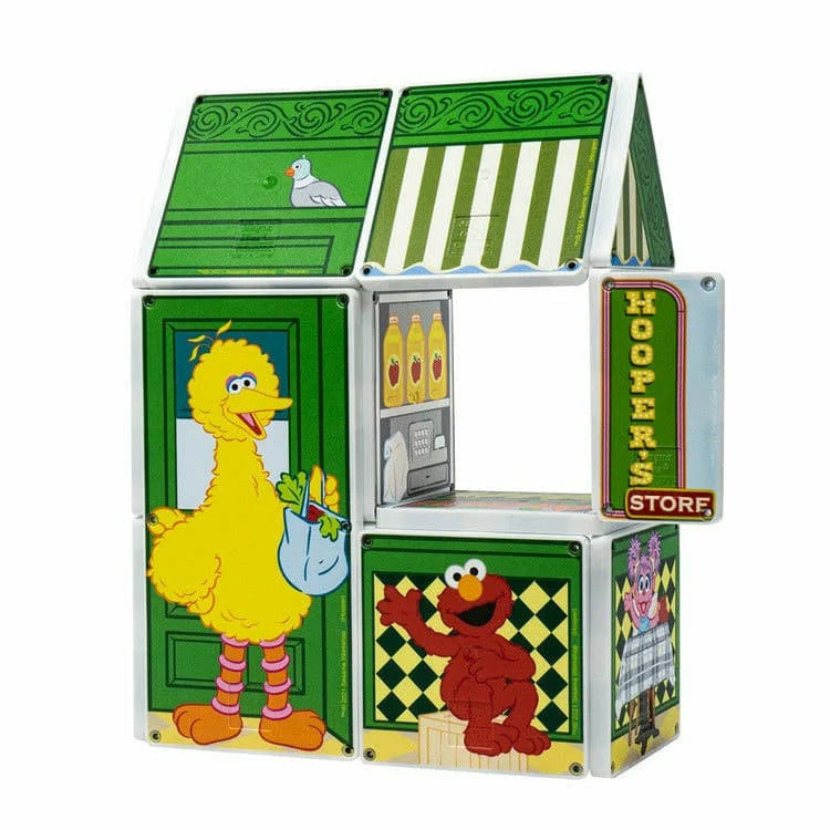 Sesame Street Hooper's Store Magna Tiles Structure Set