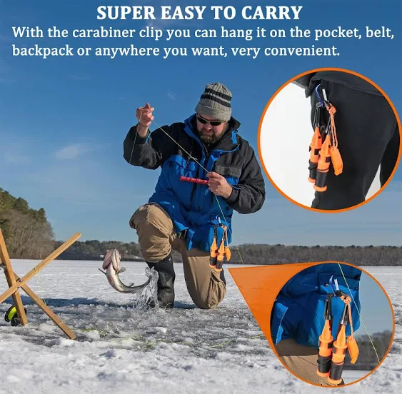 Boaton Ice Safety Picks, Safety Kits for Ice Fishing and Ice Skating, Save You