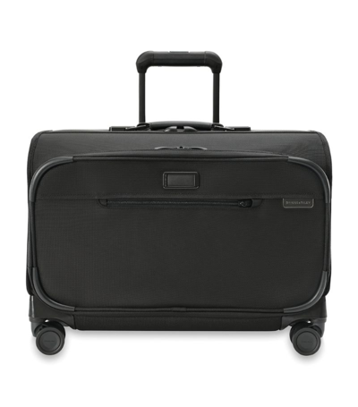 Baseline Wide Carry-on Garment Spinner In Black