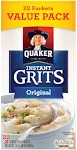 Quaker Original Instant Grits, 12 oz