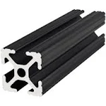 80/20 Inc 1010 10 Series 1 Inch x 1 Inch Extrusion x 72 Inch Long 1010-BLACK-48