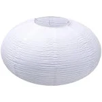 TopAAA 16 White Round Paper Lantern, Pendant Lamp Shade, Hanging Paper Decorati