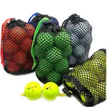 JKL 5 Pack Small Golf Ball Bags, Golf Mesh Bags,Sports Net Bag, Round Storage Bag ...