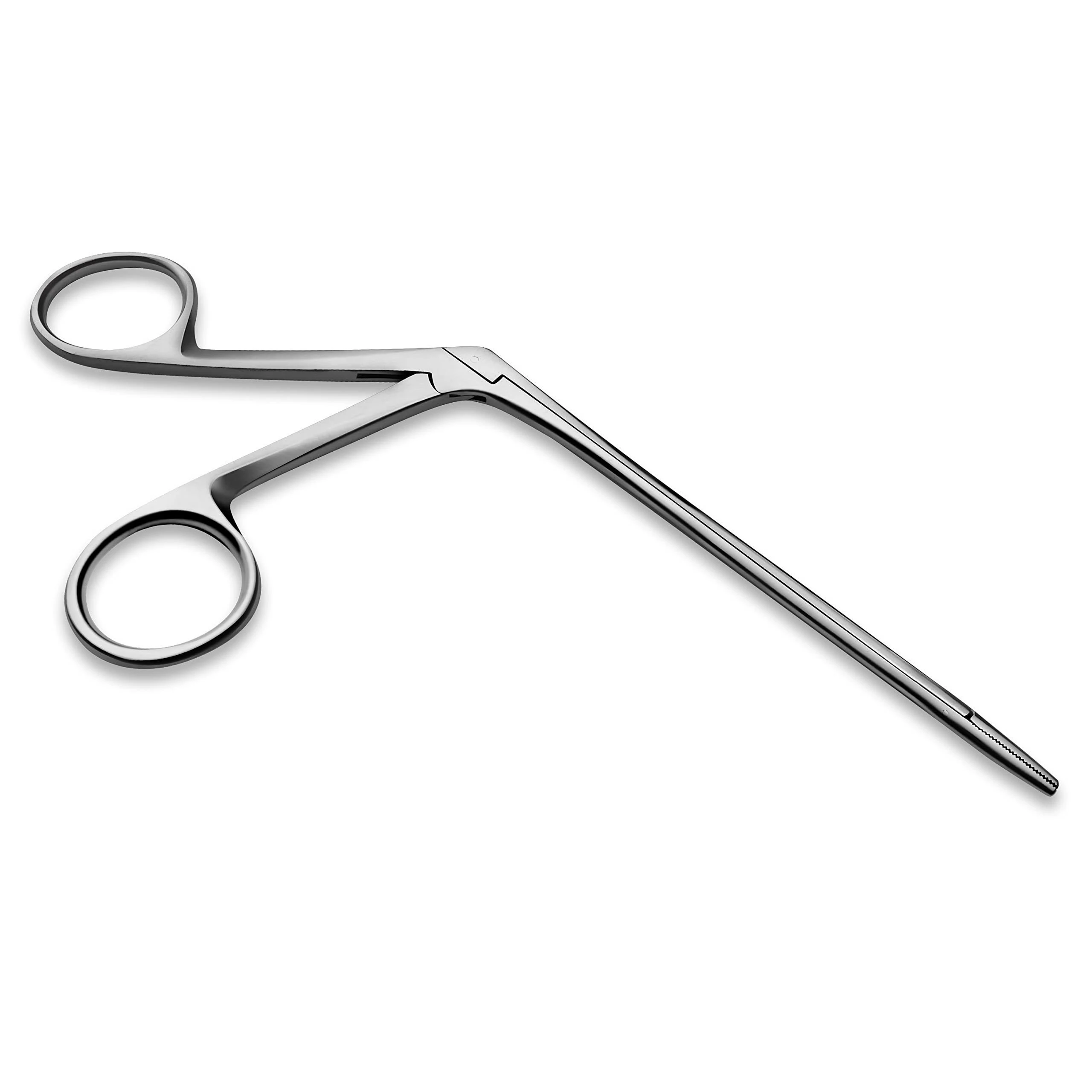 Dexsur Precise Ent Procedures with Alligator Ear Forceps - Curved Jaw Design, Non ...