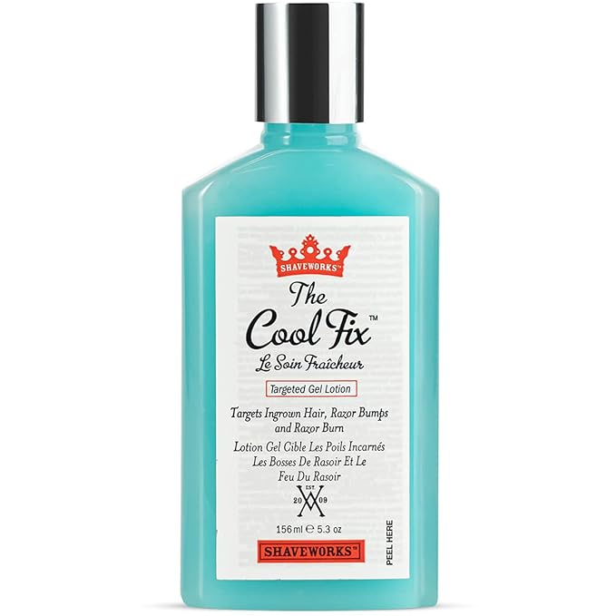 Shaveworks The Cool Fix, After Shave and Post Waxing Solution 5.3 Fl Oz 2 Pack.