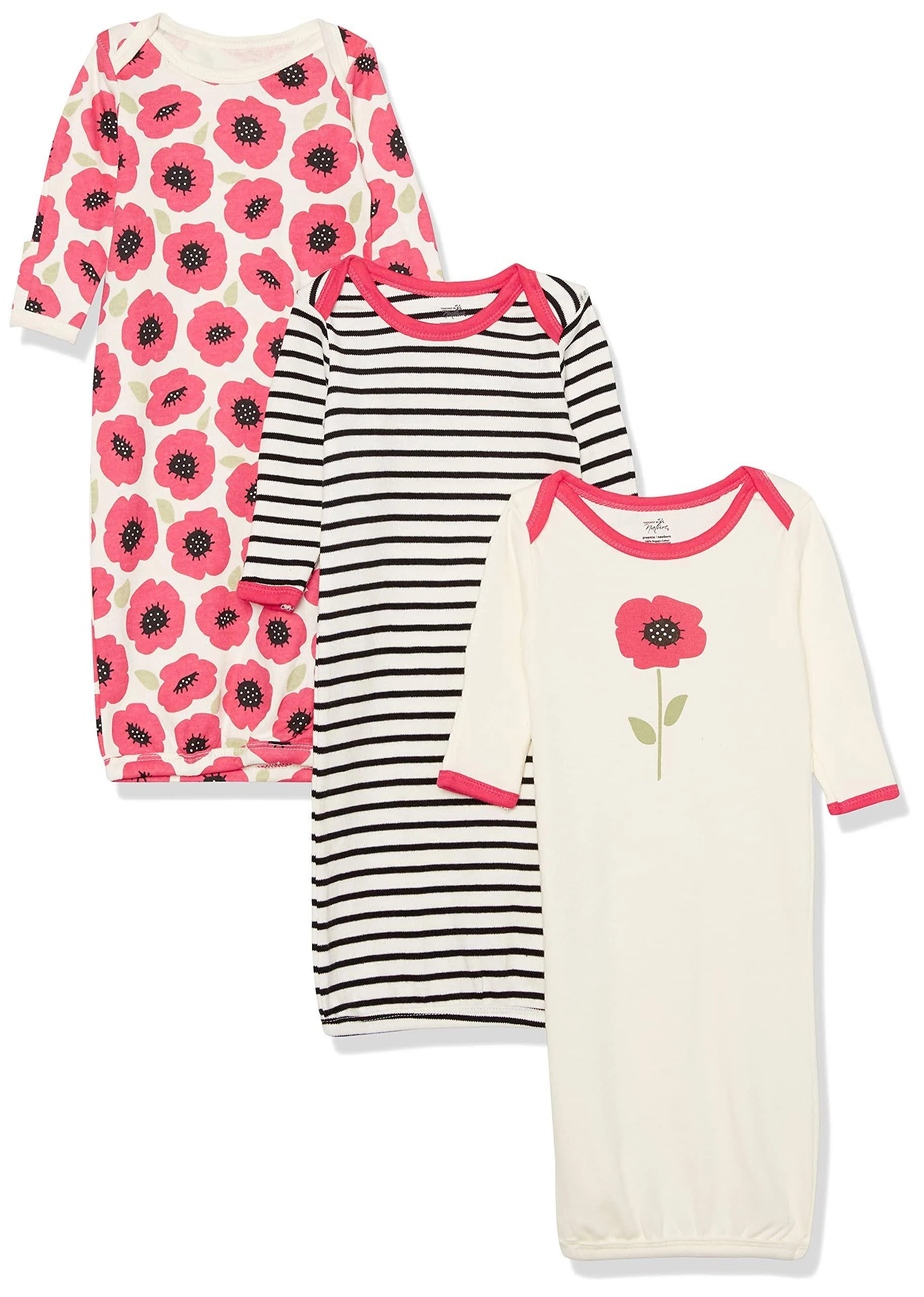 Touched by Nature Unisex Baby Organic Cotton Gowns