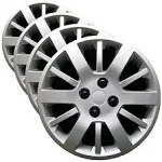 Hub-caps for 05-10 Chevrolet Cobalt (Pack of 4) Wheel Covers 15 inch Snap On Silver