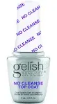 Gelish Mini No Cleanse Gel Nail Top Coat, Nail Gel Top Coat, Top Coat For Gel Nails, 0.3 ounce