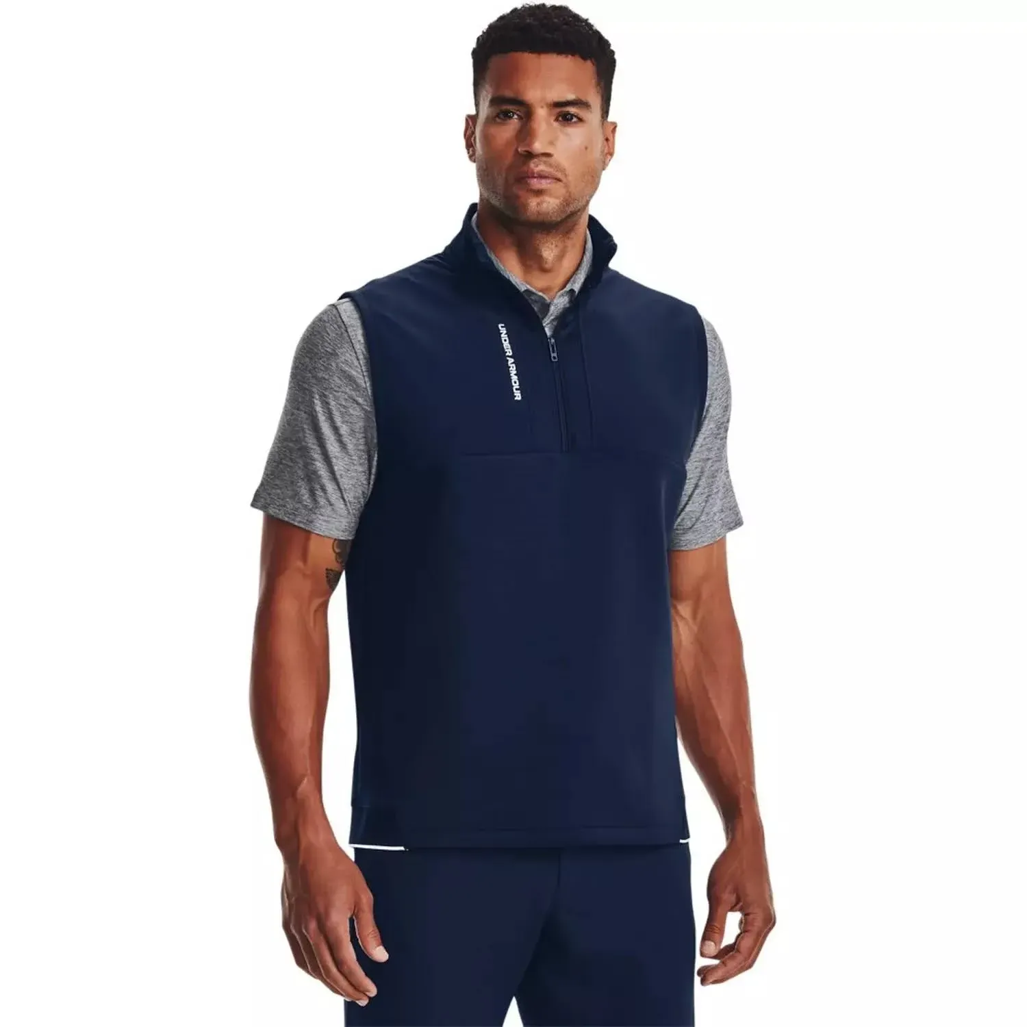 Under Armour Storm Daytona Golf Vest - Size Small - Navy Blue 1373408 NWT $90