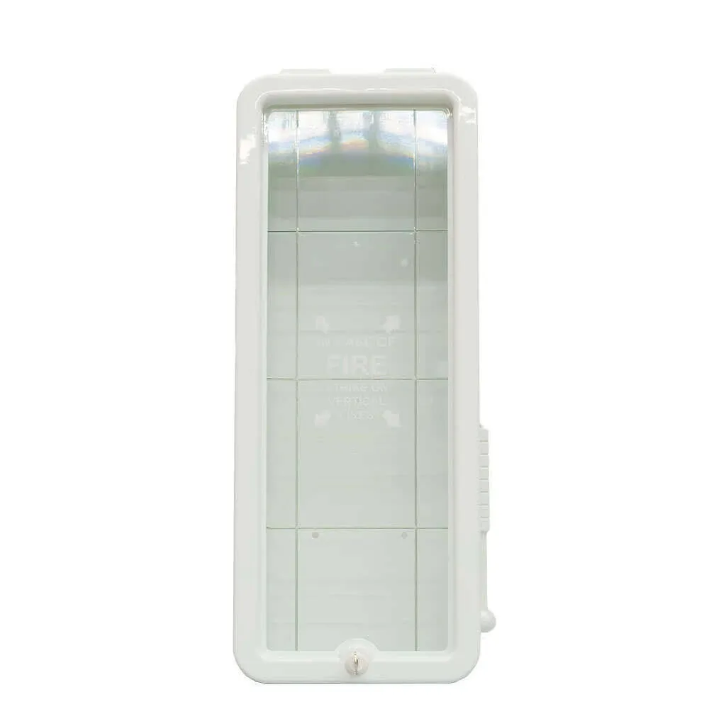 New 10 lb. Fire Extinguisher Cabinet in White FT10PW