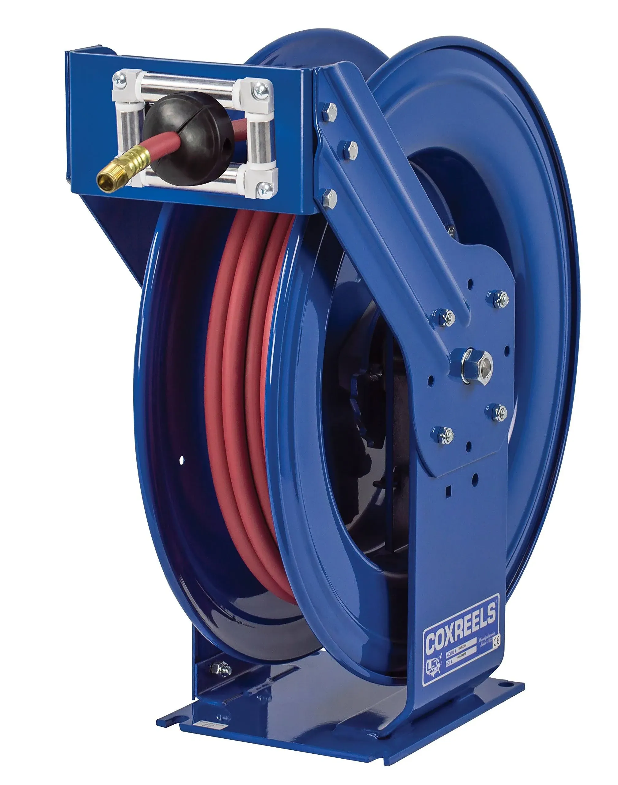 Coxreels Truck Series Maximum-Duty Air Hose Reel, Model# TSH-N-550, 3/4" Hose ID, 50' Length