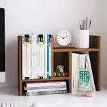 Jerry &amp; Maggie - Desktop Organizer Office Storage Rack Adjustable Wood Displa...