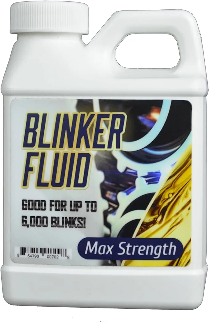 Blinker Fluid-Hand HELD Version-Hilarious Gag Gift-Stocking Stuffer-Car Prank-8 oz Empty Bottle