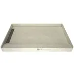 Tile Redi WF4272L-PVC 42" x 72" Rectangular Single Shower Pan