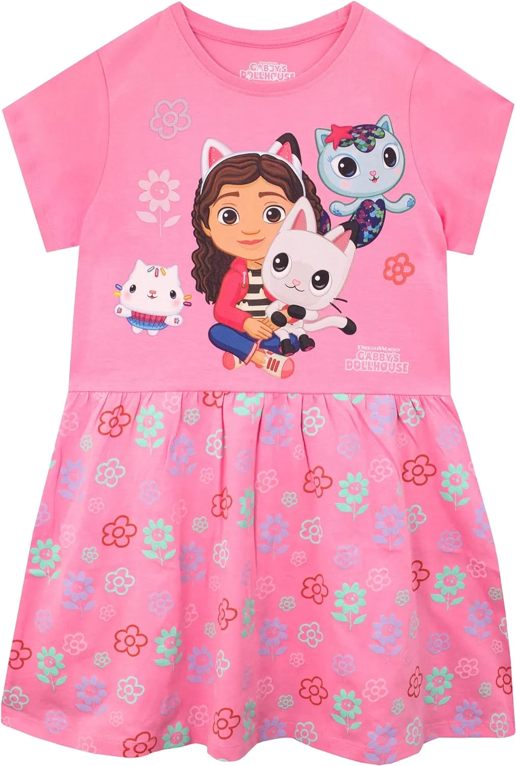 Dreamworks Gabby's Dollhouse Toddler Girls Tulle Dress