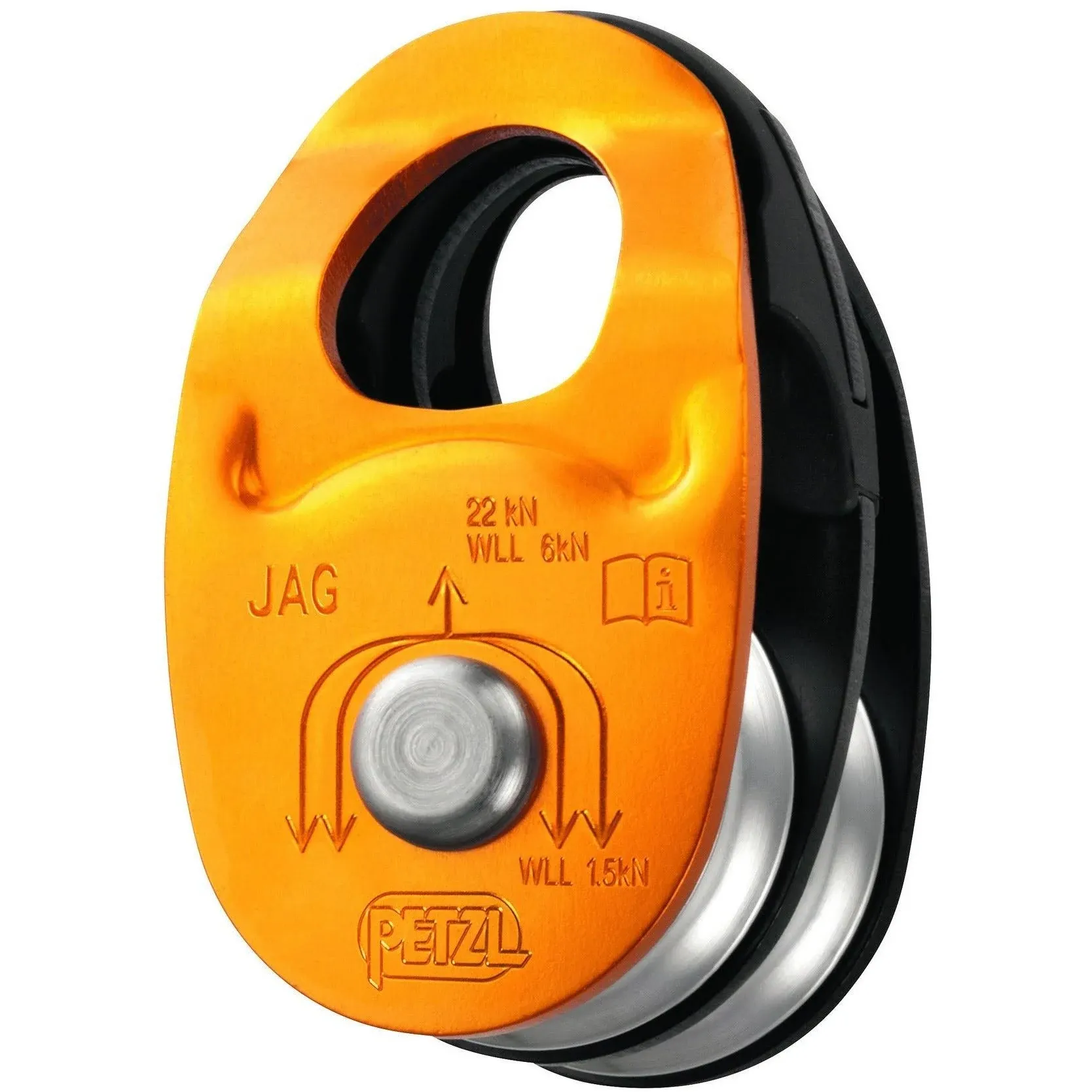 PETZL Jag - High Efficiency Double Pulley/Pulley (91%)