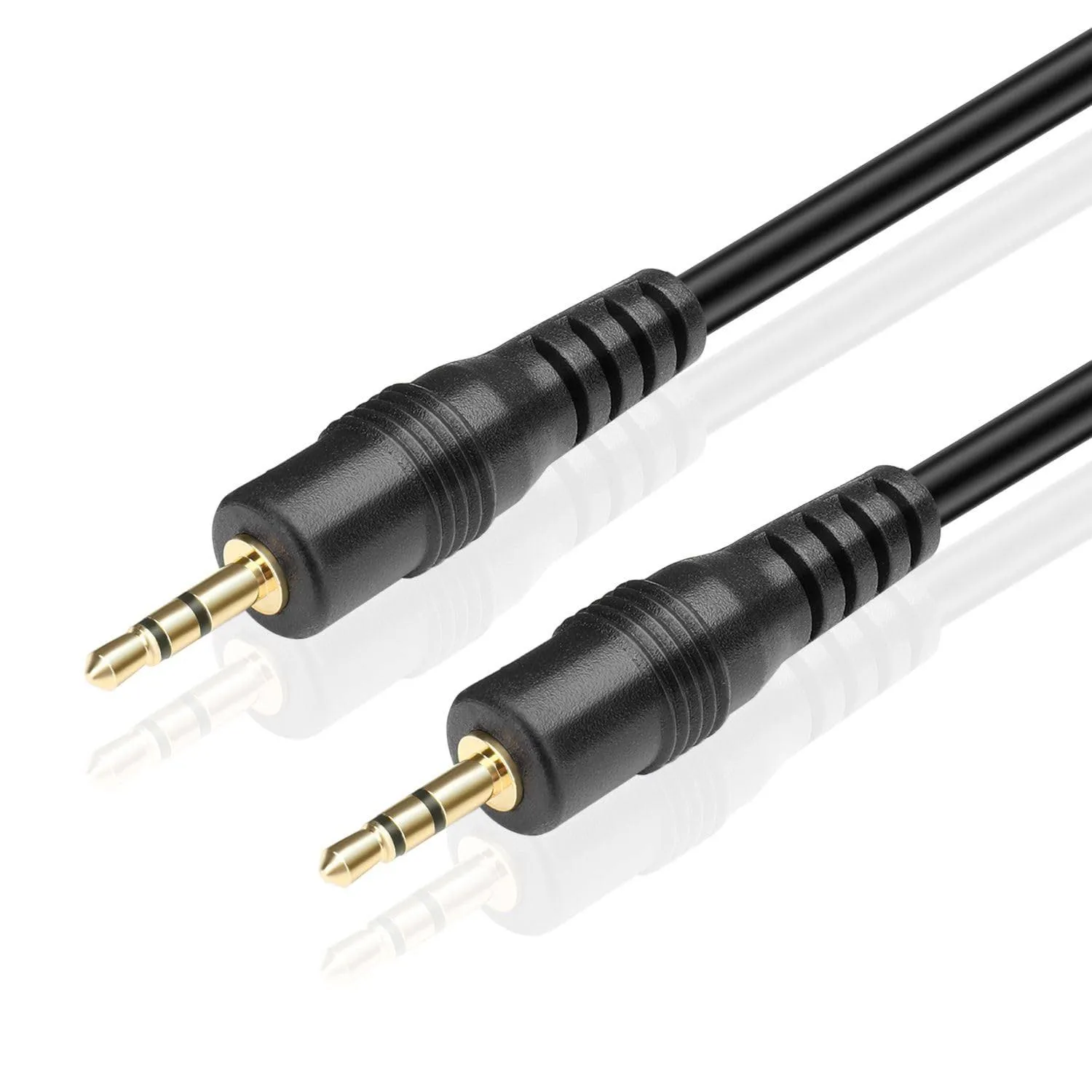 TNP 2.5mm Audio Cable (10FT) - Male to Male 2.5mm to 2.5mm Subminiature Stereo Headset Headphone Jack Gold Plated Connector Wire Cord Plug