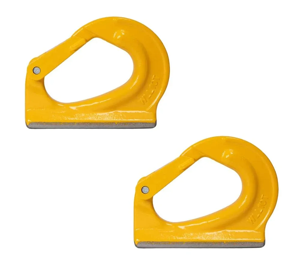 Mytee Products (2 Pack) 10 Ton Grade 80 Weld On Anchor Hook for Wrecker, Crane, Tractor, Rigging, Lifting - 22000 lbs Working Load Limit