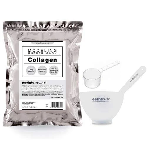 estheSKIN No.101 Collagen Modeling Rubber Mask Powder for Facial Treatment, 35Oz