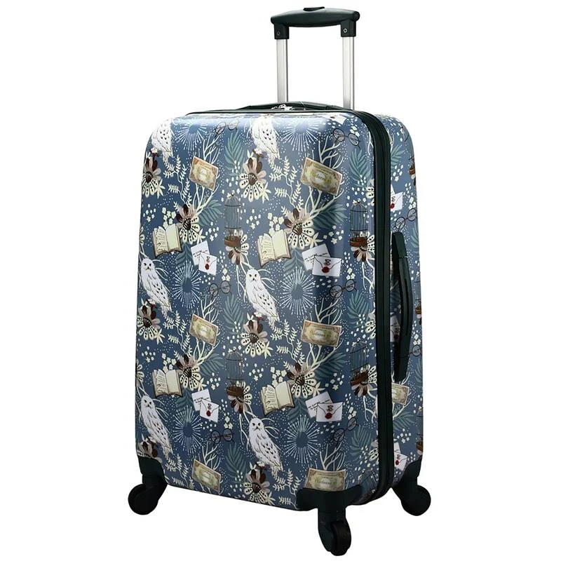 Bioworld Harry Potter Hedwig 20 Inch Blue Carry-on Luggage with rolling... 