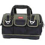 15inch Tool Bag For Men With Wide Mouth And Waterproof Molded Baseplasticpad<wbr/>ded 