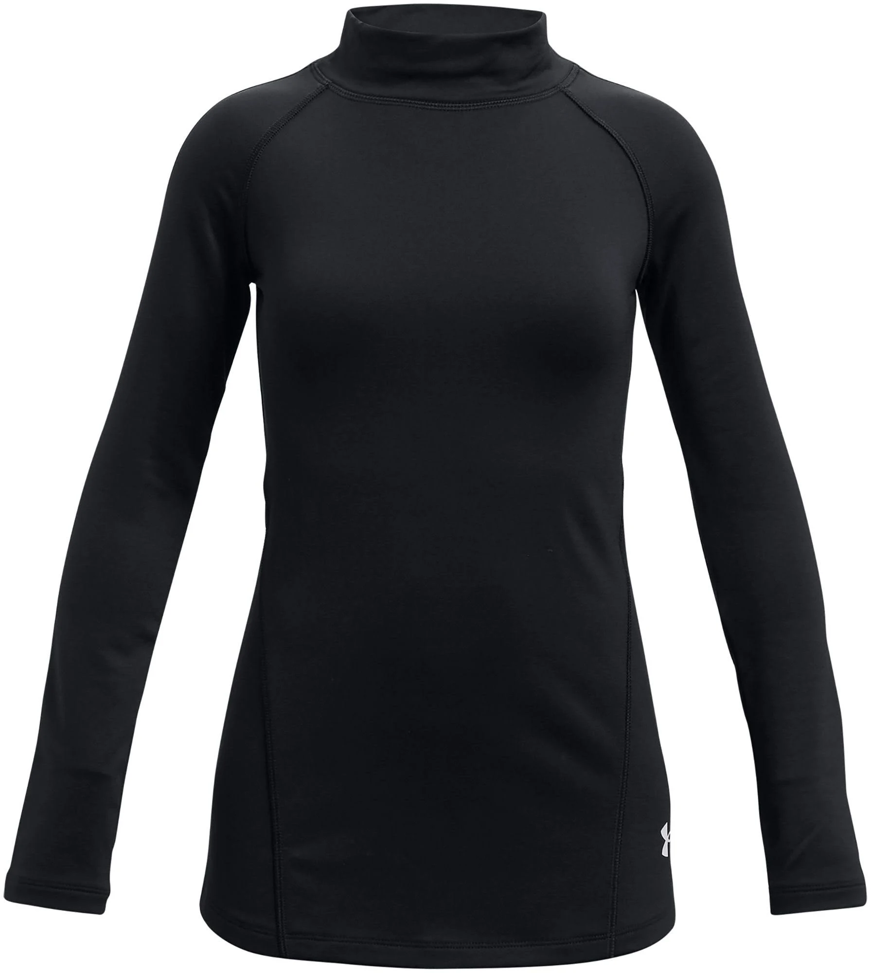 Under Armour Girls' ColdGear Mock-Neck Long-Sleeve T-Shirt