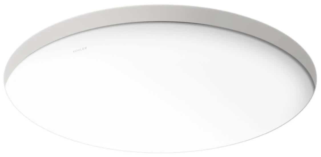 Kohler 29000 Caxton 16-1/4" Round Undermount Bathroom Sink, No Overflow - White